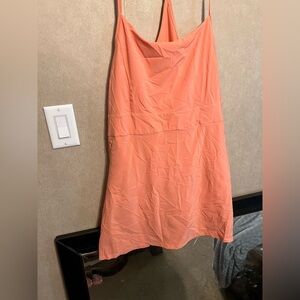 Alia Vibrant Orange Dress